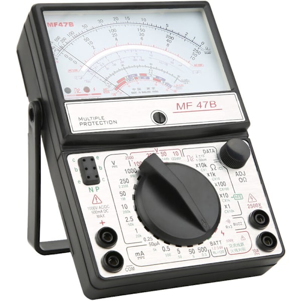 MF47B Multifunktionell Digital Skärm Multimeter AC DC Spänning Ström Detektor
