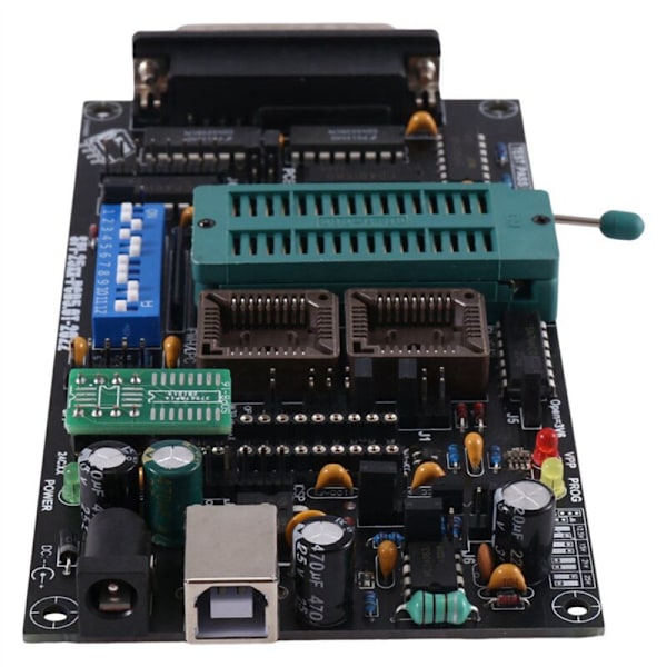 Willem EPROM Programmer SPI 25Xx PCB5.0T-2021, BIOS009 PIC, Understøtter 0.98D12, Clip Promotion PLCC32 + 8 Pin SOIC Adapter