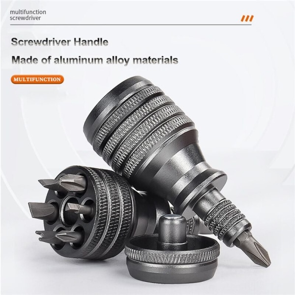 7 i 1 Mini Skrutrekker Titanium Skrutrekker 1/4 Tommers Magnetisk Torx Skrutrekker Bits Sett Hjem Reparasjonsverktøy