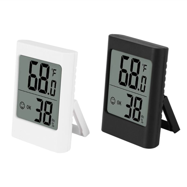 Humidity Gauge, Indoor Digital Thermometer for with Temperature Humidity Monitor Powered by AAA Batteries (Not Included)