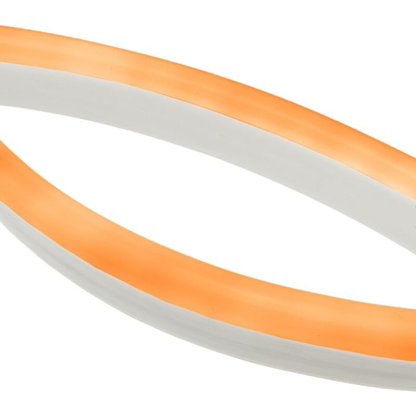 Fleksibel LED-lysstripe Neon Flex LNF 16x8mm 220VAC 5m oransje