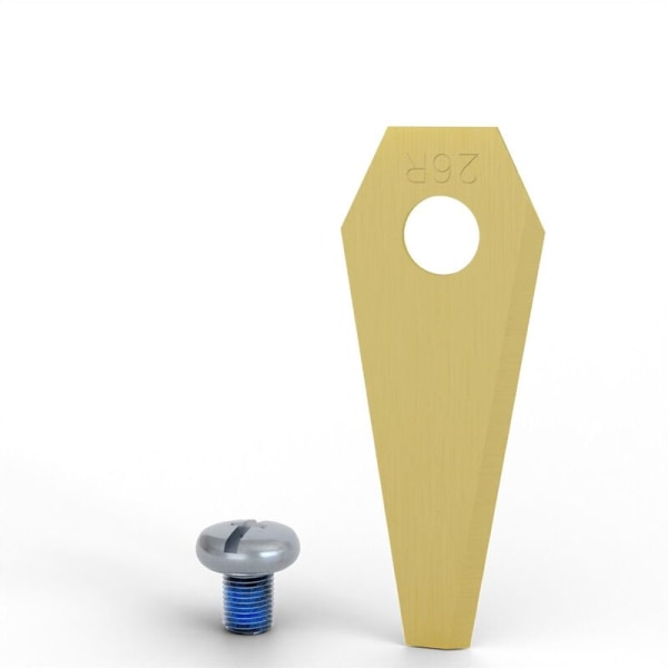 18 stk. reserveblader for Bosch Titanium-tilbehør til robotgressklippere + 18 stk. skruer, reserveblad for robotgressklipperblad Kompatibel