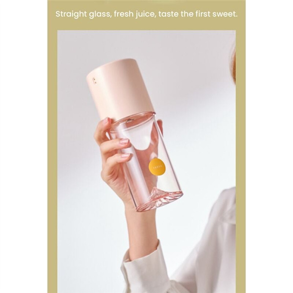 Bærbar Blender Personlig Juicer Frugtkop Appelsin Juicer Smoothie Blender Køkken Tilbehør Værktøjer, Pink