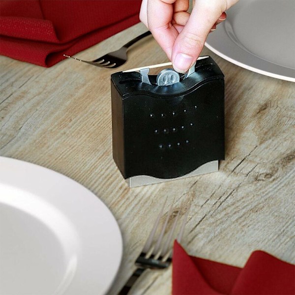 LaBlanc-Tannpikkholder - Tannpikkdispenser - Enkel Bevegelse via Bunnen
