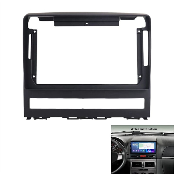 Bilradiopanelram 9 tum för Perla 2009 Albea 2004-2012 DVD GPS Mp5 Dash Mount Kit