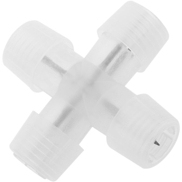 2-polig Korskontakt för LED-rör, Neonljus, 12 mm Diameter LED-rör