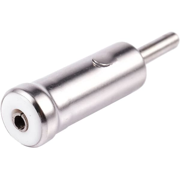 Sølvfarvet stereo lydantenne adapter stik til bil