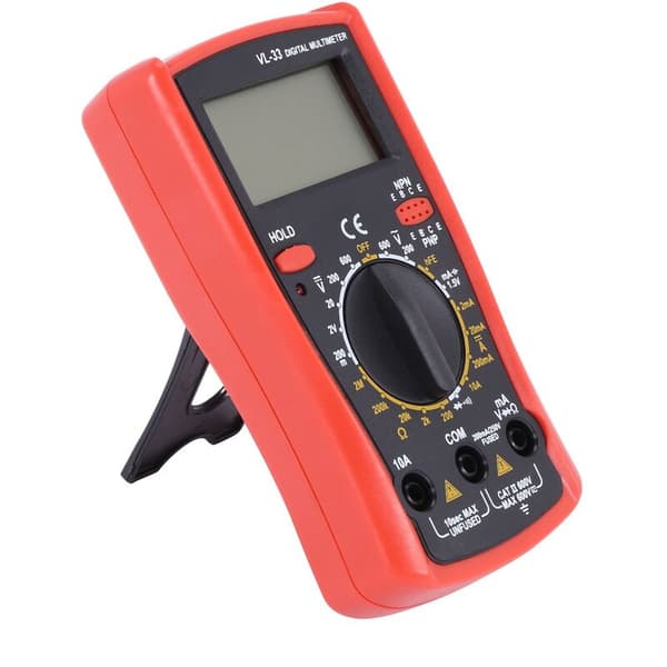 VL-33 Elektronisk multimeter LCD digital multimeter spänning resistans elektrisk testare strömmätare