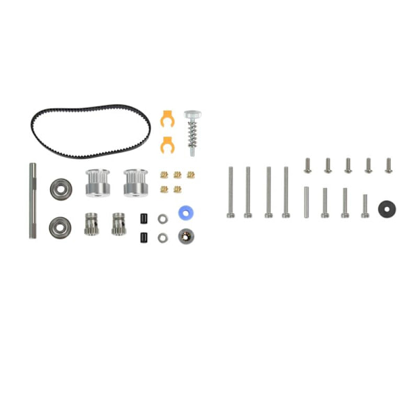 37-dels 3D-skrivar Extruder Kit Synkroniserad Hjullager Utskrift Tillbehör Set