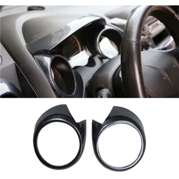 for FIT 2008-2013 Bil Instrument Dashboard Meter Ring Cover Panel Trim Housing