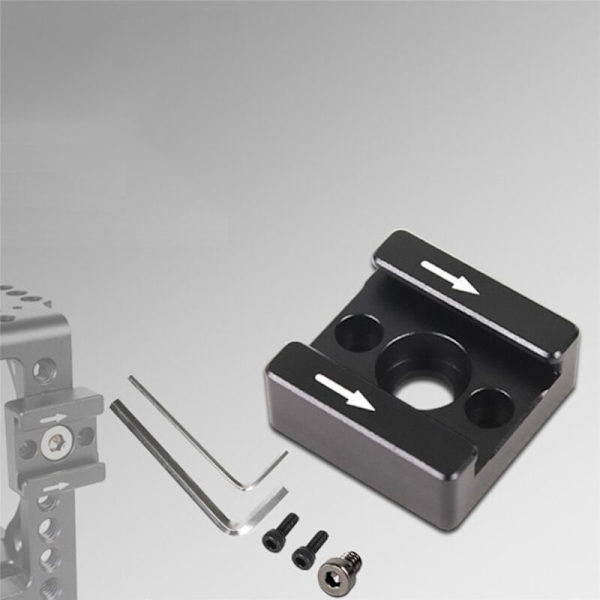2-pack 1/4-tums Skruvadapter för Kallt/Varmt Skohållare för DSLR-kamerabur/Blixt/LED-lampa/Mikrofon/Monitor