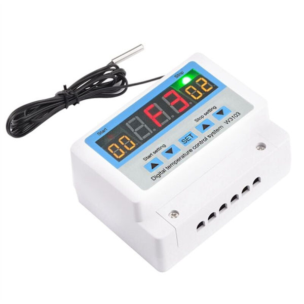 W3103 AC 220V Max Digital Termostat 30A Temperaturregulator Väggbrytare DC 12V 24V Termostat