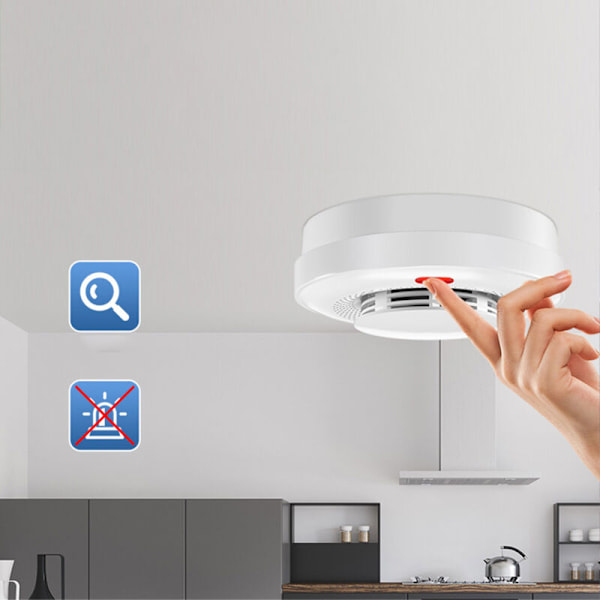 Smartware Röksensor - Optisk sensor - Livslängd: 5 år - Testknapp - 85 dB, Vit