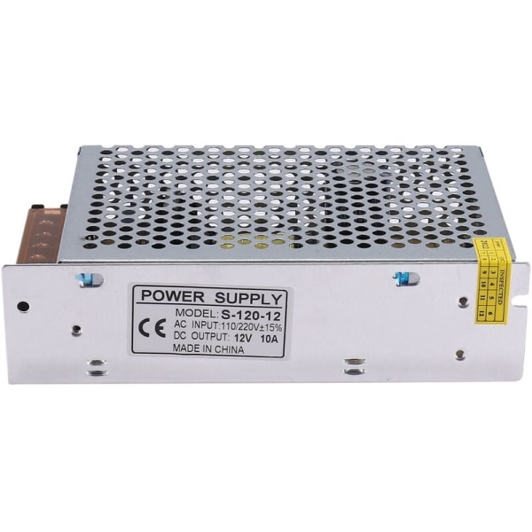 DC 12V 10A 120W Växelströmförsörjning Transformator AC-DC Strömförsörjning AC 110V/220V till DC 12V Växlingsadapter