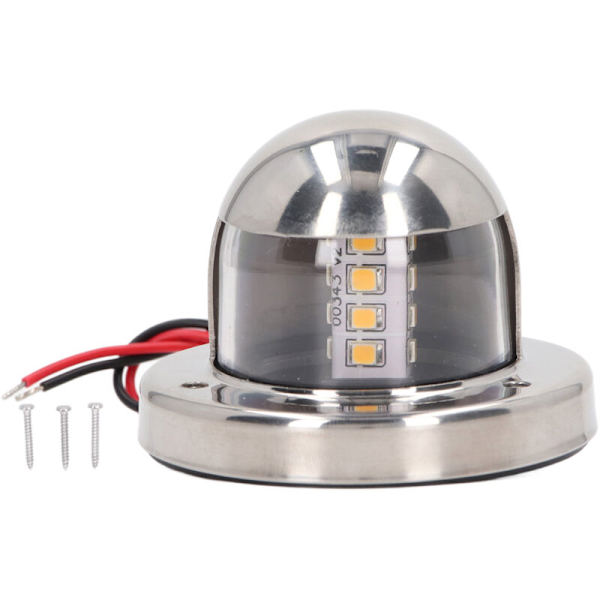 Båtankarlampor 12V DC 135° Vit LED Navigationsbelysning IP66 Vattentät 2nm Synlighet