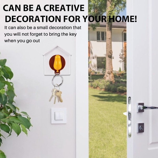 Cool Nest Sparrow Mini Fågel Nyckelring Ring Hook Visselpipa