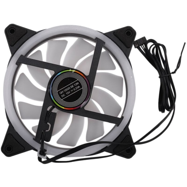 Computer PC RGB Symphony One Color Changing LED Light Case Fans Computer Cooler LED Computer Cooling Fan (RGB Ray)