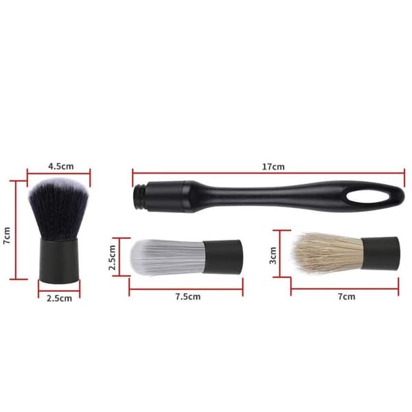 3-pack bilborstar, bildetaljeringsset, mikrofiber, bilinteriör