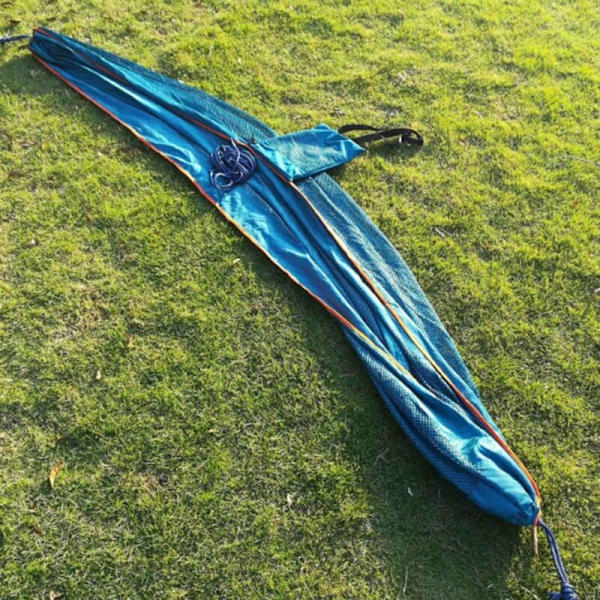Camping Hängmatta Dubbel och Enkel Bärbar Hängmattor Lätt Nylon Fallskärmshängmattor för Vandring