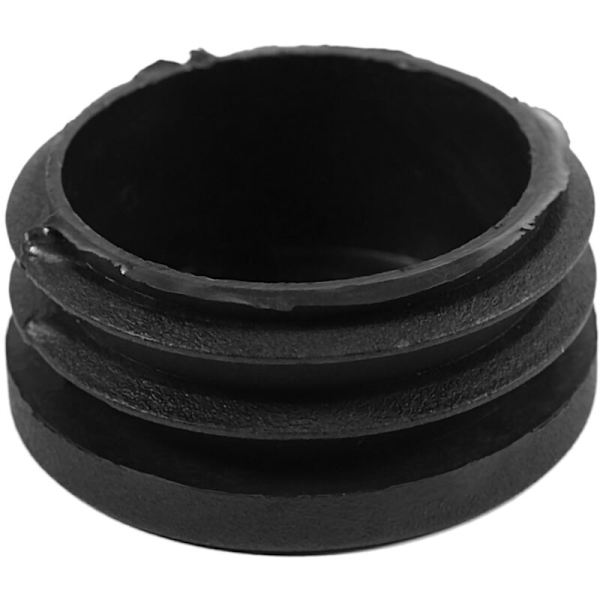 24 stk. Plastikprop med Endekappe til 40 mm Slangeprop Sort