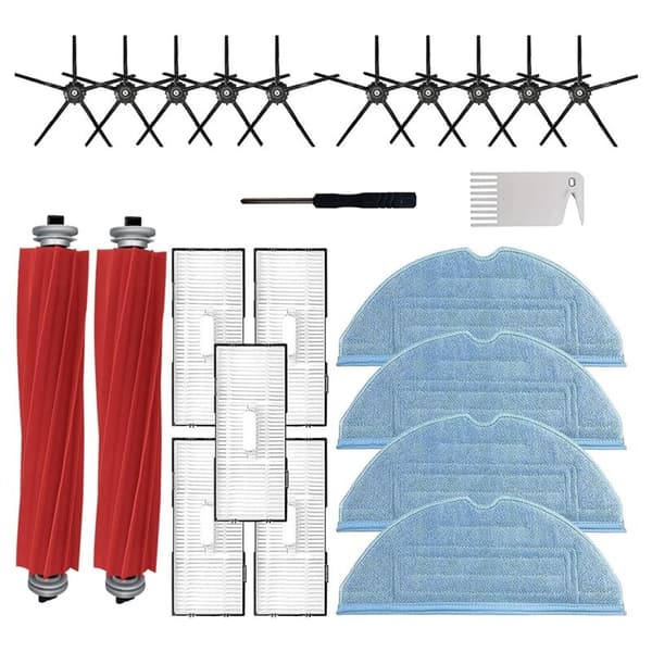 Til S7 plus MaxV T7 T7S Robotstøvsuger Hovedsidebørste Hepa Filter Mop Klud Dele Mop