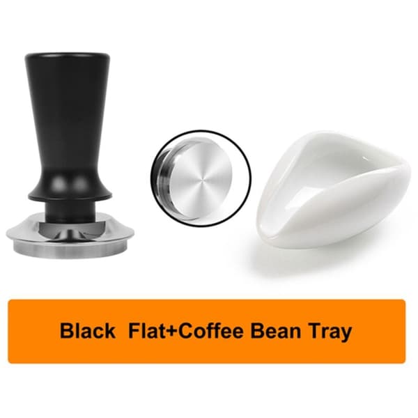 58mm Säädettävä kahvi Tamper Graduated 30 Lb Espresso Spring Calibration Tamper Flat Threaded Base