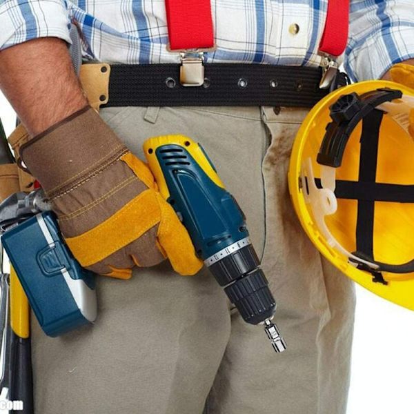 6 stk. Serie 360° boremaskine sokkel forbindelsesstang sokkel bit adapter 1/4 tommer 3/8 tommer 1/2 tommer hex slag skruetrækker hex skaft bit sæt