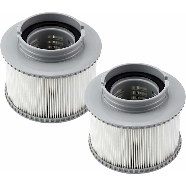 Ersättningsfilter för Mspa FD2089 Kompatibel med alla nuvarande MSpa filterpatroner och pooler Uppblåsbar spa-filter (uppgraderad version) 2-pack