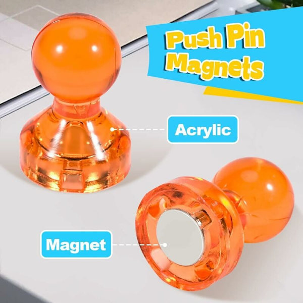 80 kpl vahvoja magneetteja, 11 x 17 mm pienet jääkaappimagneetti, magneettitaulun magneetit, vahva jääkaappimagneetti valkotauluille jääkaappikuville (8 väriä)