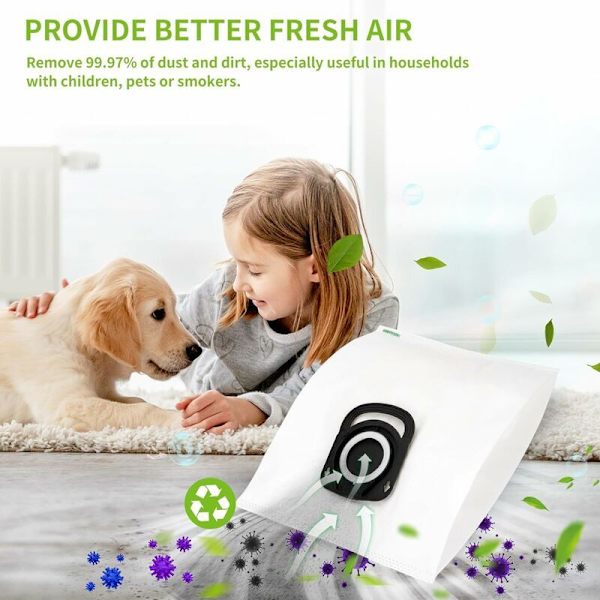 Pakke med 10 støvsugerposer - Til Rowenta Hygiene + ZR200520, Til Rowenta Compact Power, X-Trem Power og Silence Force