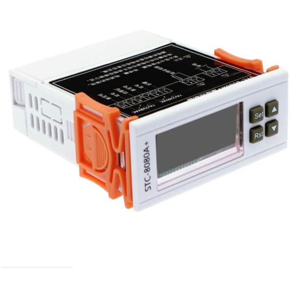 Digital temperaturregulator STC-8080A+AC220V Auto-Timing Afrimning Intelligent termostatalarmfunktion 40% rabat