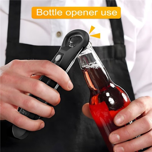 Kötttermometer, digital termometer för snabb avläsning för matlagning, mattermometer för kök, grillning grill svart