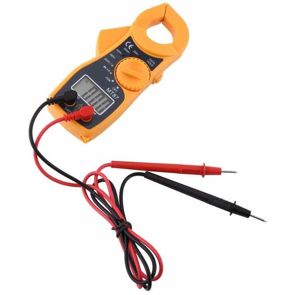 Automatisk digital multimeter, digital klämmultimeter AC DC voltmeter ammeter ohmmeter voltmätare stor digital LCD-skärm