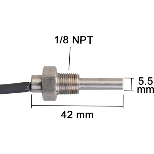 Høj kvalitet 1/8 Npt WTM-01-1 Auto Temperatursensor