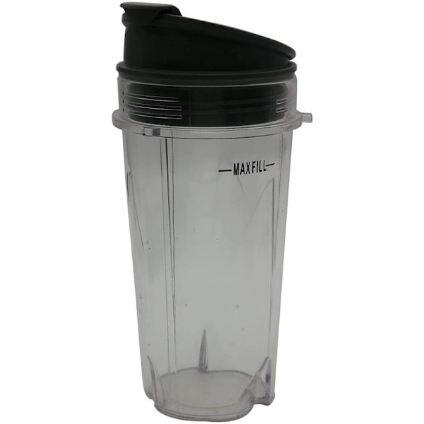 Blenderkop-Reservedele med Låg 16 Ounce, Kompatibel med Ninja Blender Tilbehør BL770 BL780 BL660