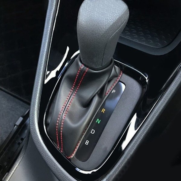 Interiörmodifiering av Decal Central Gear Shift Control Panel Fiber för Yaris 2021 2022 RHD
