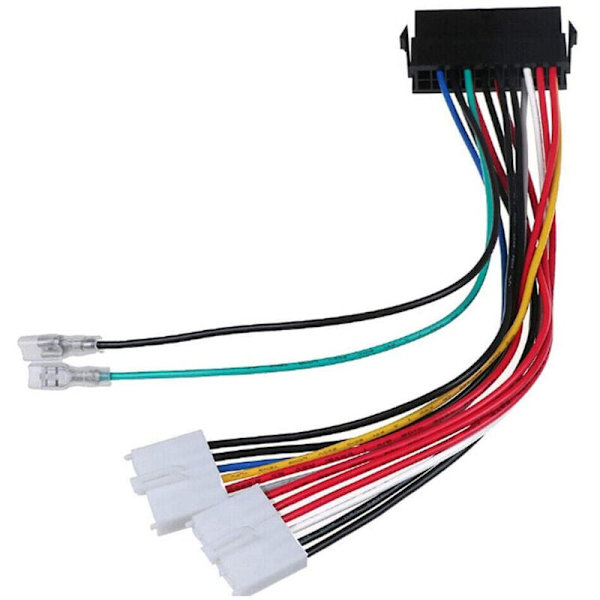 1 kpl 20-pin ATX - 2-port 6-pin AT -muunninvirtajohto 286 386 486 -tietokoneelle
