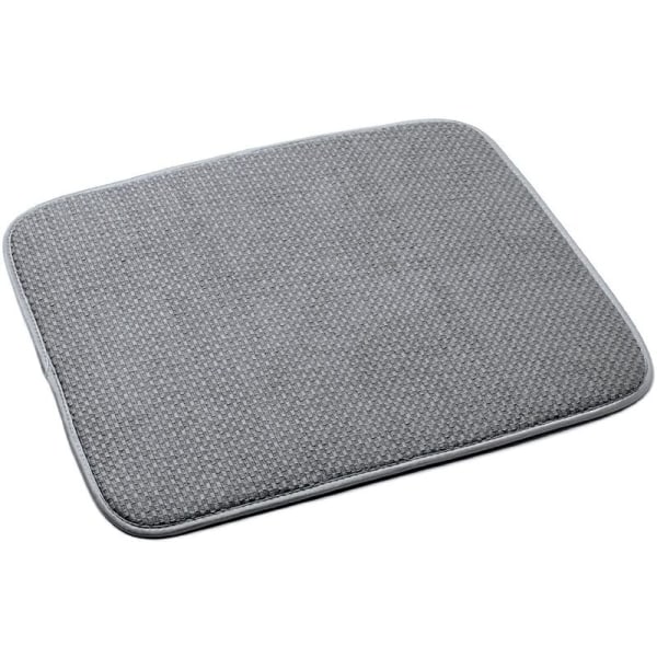 Kopp Bestikk Tørkematte Kjøkken Avløpsmatte Multifunksjonell Sklisikker Plassmatte Mikrofiber Intern Svamp
