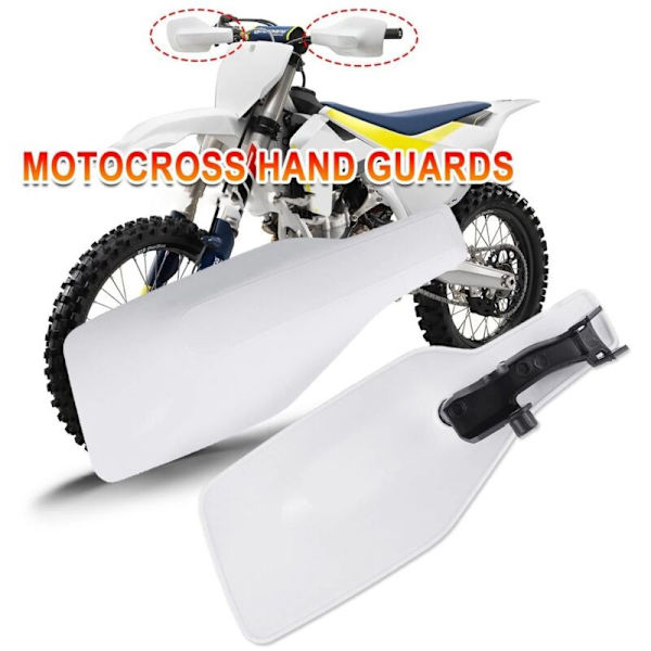 Motocross Håndbeskyttere Hvid Håndbeskytter til TX FE TE TC FX 125/250/300/350/450/501/501S