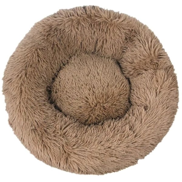 Katteseng, Fluffy Pude, Myk Vaskbar for Katter Hunder (Khaki, 80 cm), Sunny