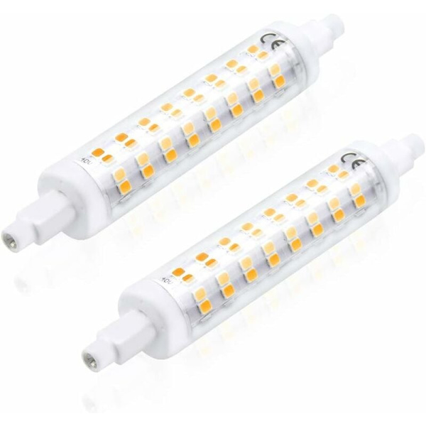 10W Dimbar R7s 118mm LED-pennalampa Kalla vit 6000K AC200-240V LED-linjär spotlight motsvarande 48 50 80W halogenlampa för vardagsrum
