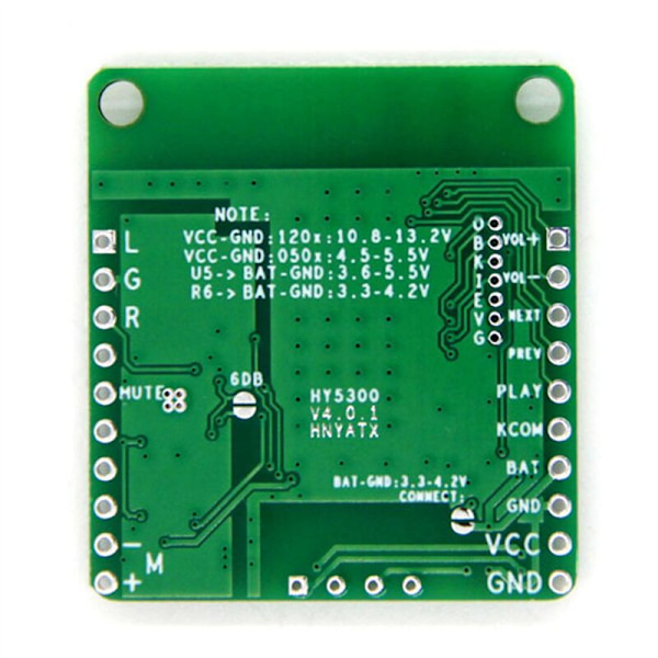 QCC3008 APTXLL HiFi Bluetooth 5.0 Mottagarstyrelse Modul TWS Bluetooth Mottagarstyrelse för Biljud (INGEN DC)