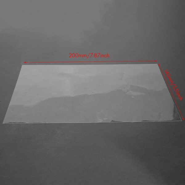 3 stk Serie 140X200Mm Sla / LCD FEP Film Tykkelse for DLP 3D Skriver Fotopolymerharpiks 0,15-0,2Mm