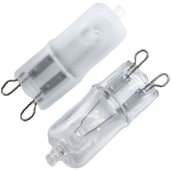 10-pack Halogen G9 230V 20W Klar Ersättningslampa Vinkel Varmvit 2700K