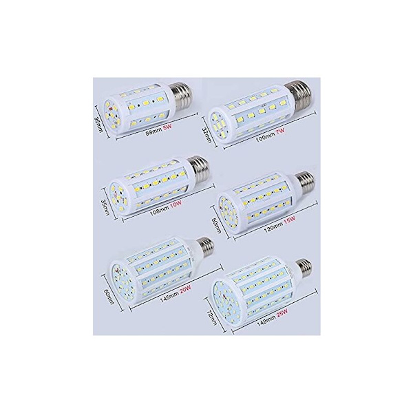 LED-lamppu LED-lamppu E27 E26 E39 E40 SMD5730 maissi-spotivalo kylmä valo lämmin valkoinen valo AC 220V 12W 15W 25W 30W 40W 50W 60W 80W 100W (väri: E27 lämmin