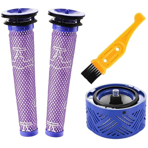 2 st Ersättningsfilter och HEPA-kit - Efter för V6 DC58 DC59 DC61 DC62 Filterbyte Dammsugare