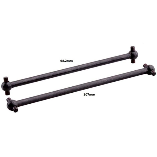 Dogbone 8230 Metal Keskivetoakseli 1/8 08421 08428 9020 9203 RC-auton päivitysosat