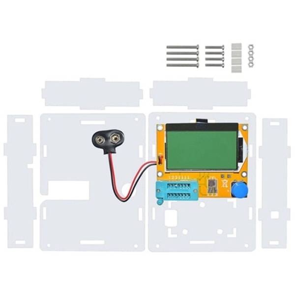 Skal til LCR-T4 ESR Meter Transistor Tester Diode Triode Kapacitans SCR Induktans M12