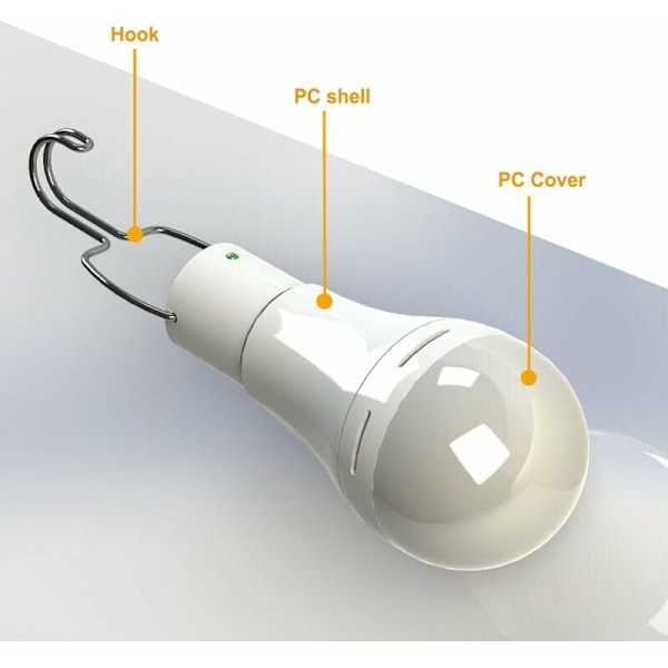 BLS-70-25RC 9W Fjärrkontroll + Sollampa + Solpanel (Smart Switch, Kallt Vit Ljus) LED-lampa, för Utomhus, Trädgård, Gräsmatta