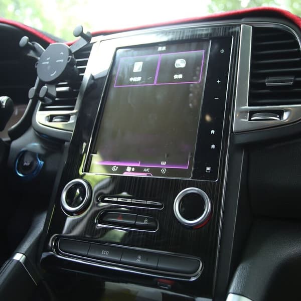 Til Koleos 2017-2020 Center Console GPS Navigation Navigator Frame Trim Dekoration ABS QM6